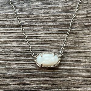 Kendra Scott Elisa Silver Pendant Necklace